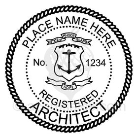 Rhode Island Architect Seal Setup