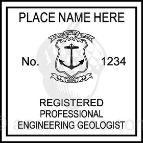 Rhode Island Engineering Geologist Seal Setup