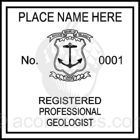 Rhode Island Geologist Seal Setup