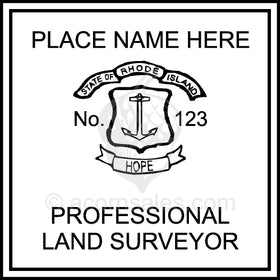 Rhode Island Land Surveyor Seal Setup