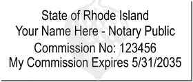Rhode Island Notary Stamp 1096 Setup
