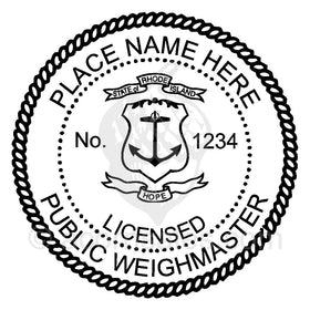 Rhode Island Public Weighmaster Seal Setup