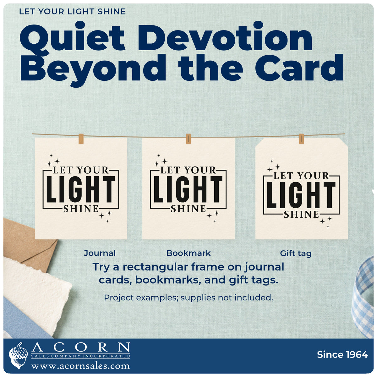 More project ideas and possibilities using the Let Your Light Shine With Sparkles Rubber Stamp – Duo Hand.