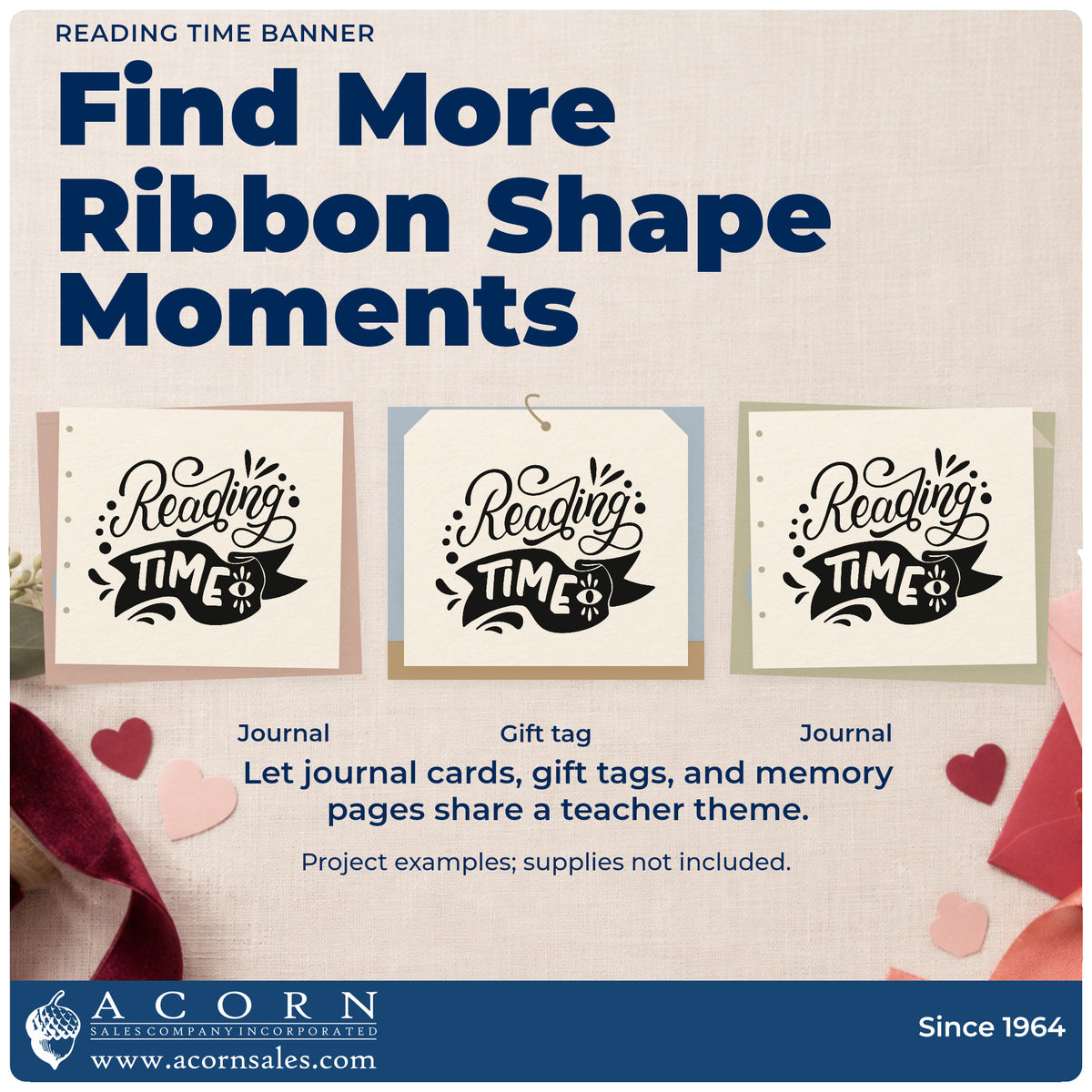 Three project examples made with the Reading Time Eye And Banner Stamp – Premium Vintage Pro Wooden, including clock face labels.
