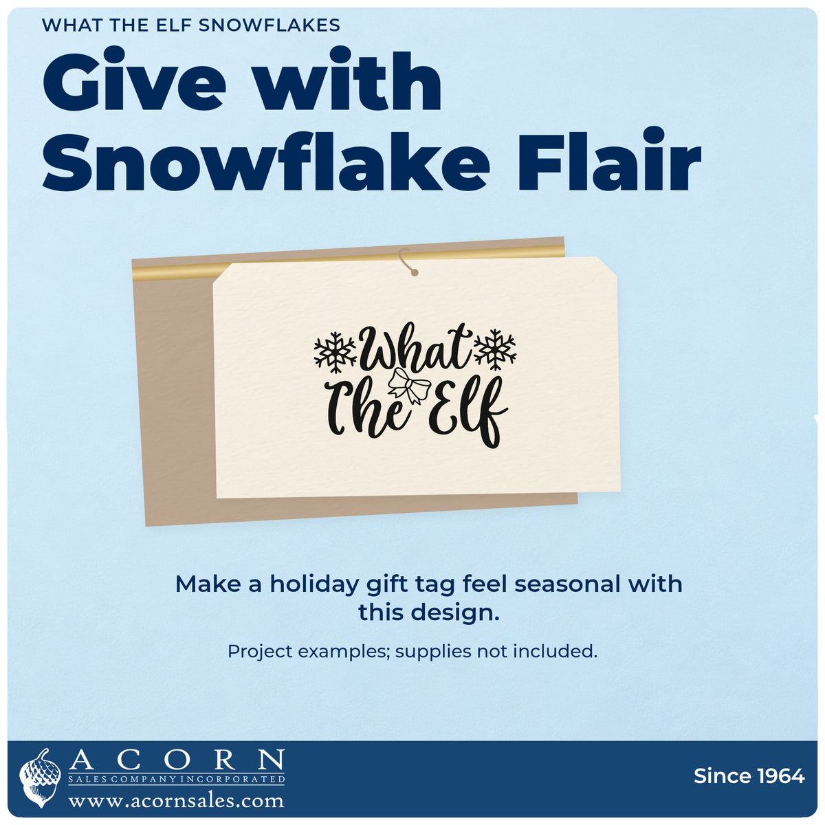 A finished handmade project stamped with the What The Elf Snowflakes Premium Wooden Stamp – Vintage Pro, ideal for chaos album page.