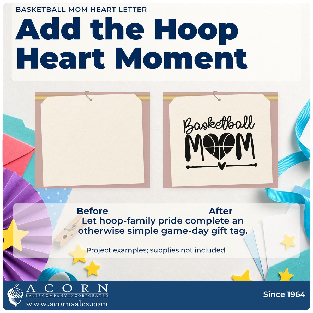 Before and after of a plain item finished with the Basketball Mom Heart Letter Premium Wooden Stamp – Vintage Pro, a quick upgrade for framed kitchen island.