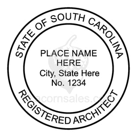 South Carolina Architect Seal Setup
