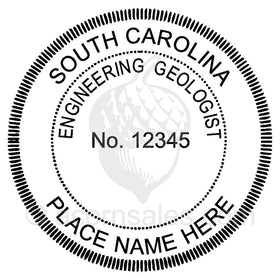 South Carolina Engineering Geologist Seal Setup