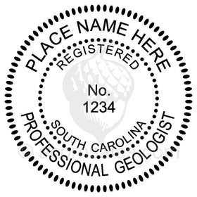 South Carolina Geologist Seal Setup