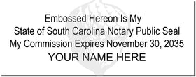 South Carolina Notary Stamp 1010 Setup