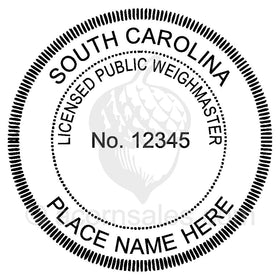 South Carolina Public Weighmaster Seal Setup