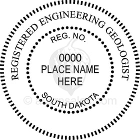 South Dakota Engineering Geologist Seal Setup