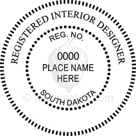 South Dakota Interior Designer Seal Setup