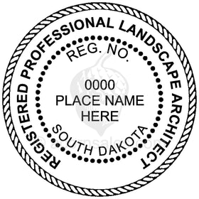 South Dakota Landscape Architect Seal Setup