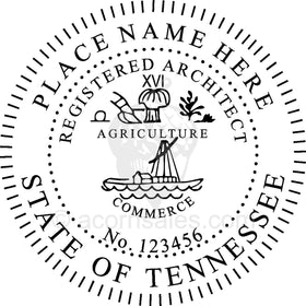 Tennessee Architect Seal Setup