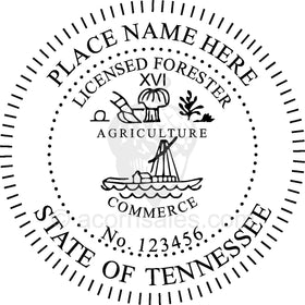 Tennessee Professional Forester Seal Setup
