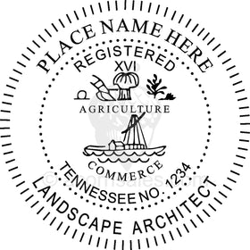 Tennessee Landscape Architect Seal Setup
