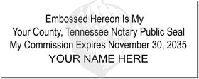 Tennessee Notary Stamp 1010 Setup