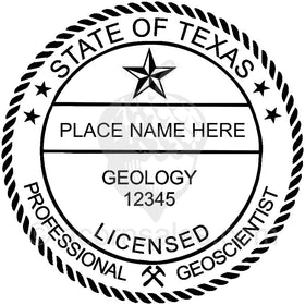 Texas Geologist Seal Setup