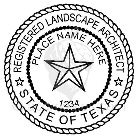Texas Landscape Architect Seal Setup