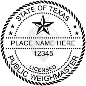 Texas Public Weighmaster Seal Setup