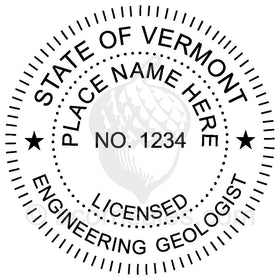Vermont Engineering Geologist Seal Setup