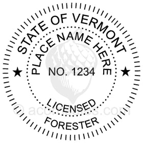 Vermont Professional Forester Seal Setup