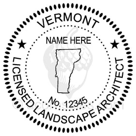Vermont Landscape Architect Seal Setup