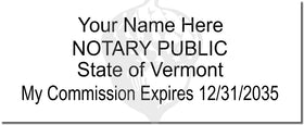 Vermont Notary Stamp 1092 Setup