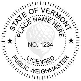 Vermont Public Weighmaster Seal Setup
