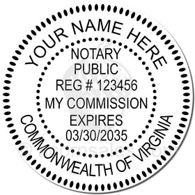 Virginia Notary Embossing Seal Setup