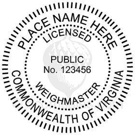 Virginia Public Weighmaster Seal Setup
