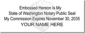 Washington Notary Stamp 1010 Setup