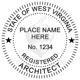 West Virginia Architect Seal Setup