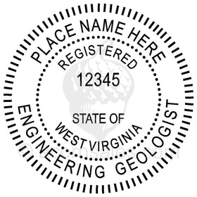 West Virginia Engineering Geologist Seal Setup