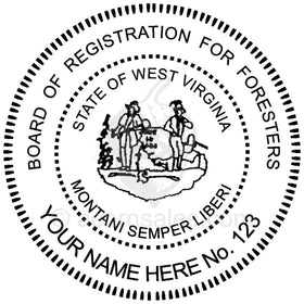 West Virginia Professional Forester Seal Setup