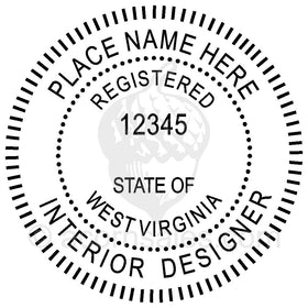 West Virginia Interior Designer Seal Setup