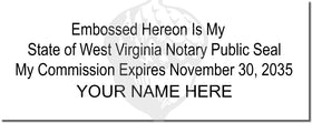 West Virginia Notary Stamp 1010 Setup