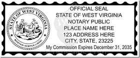 West Virginia Notary Stamp 1091 Setup