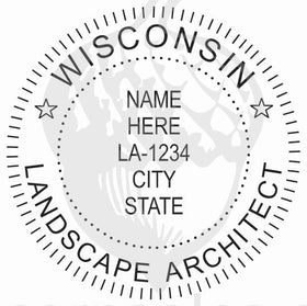 Wisconsin Landscape Architect Seal Setup