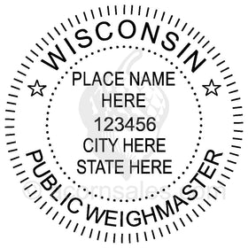 Wisconsin Public Weighmaster Seal Setup