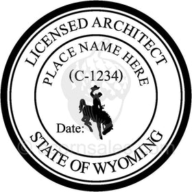 Wyoming Architect Seal Setup
