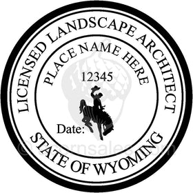 Wyoming Landscape Architect Seal Setup