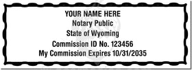 Wyoming Notary Stamp 1091 Setup