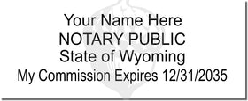 Wyoming Notary Stamp 1092 Setup