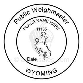 Wyoming Public Weighmaster Seal Setup