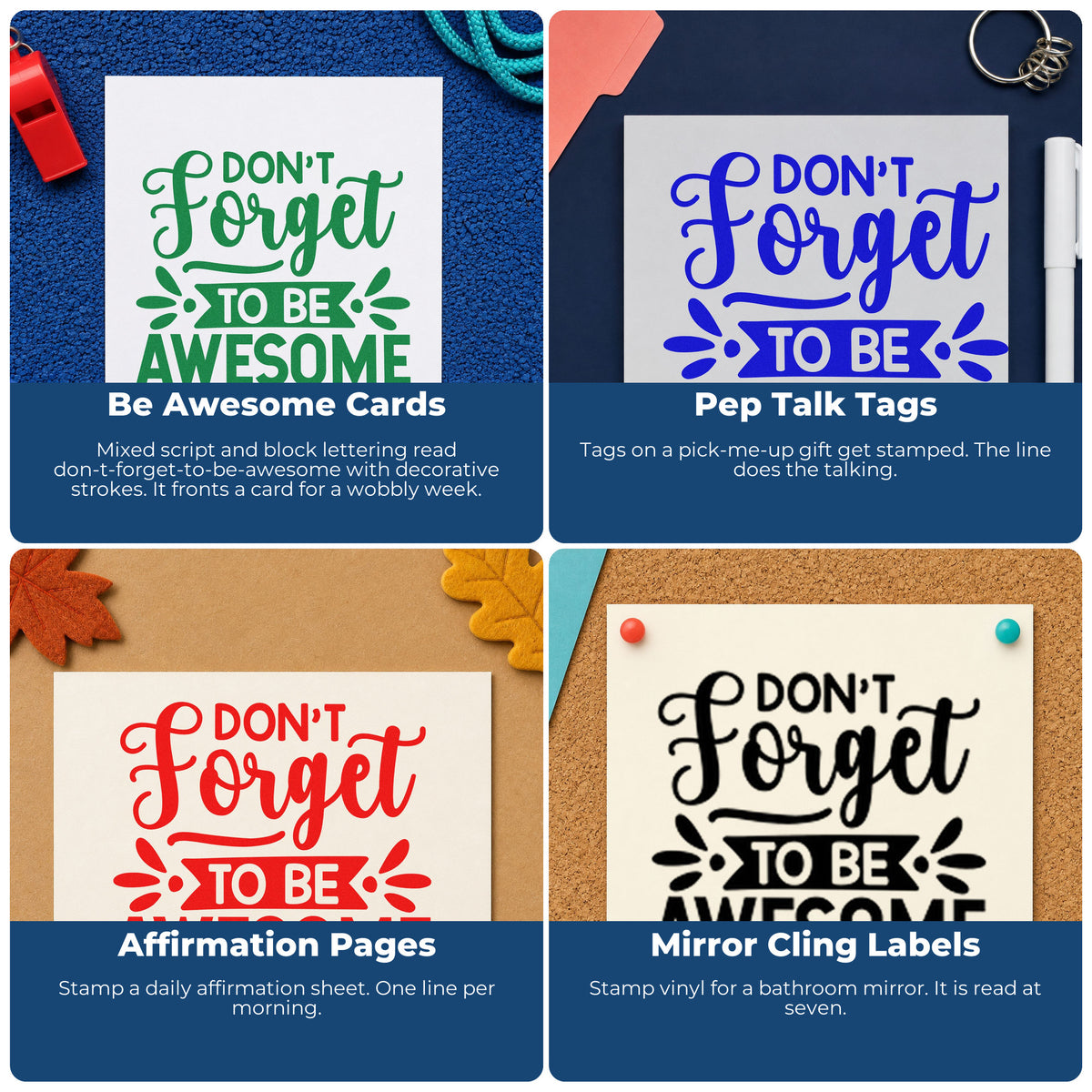 Teacher rubber stamps for grading, parent communication, student rewards, and homework folder notes.