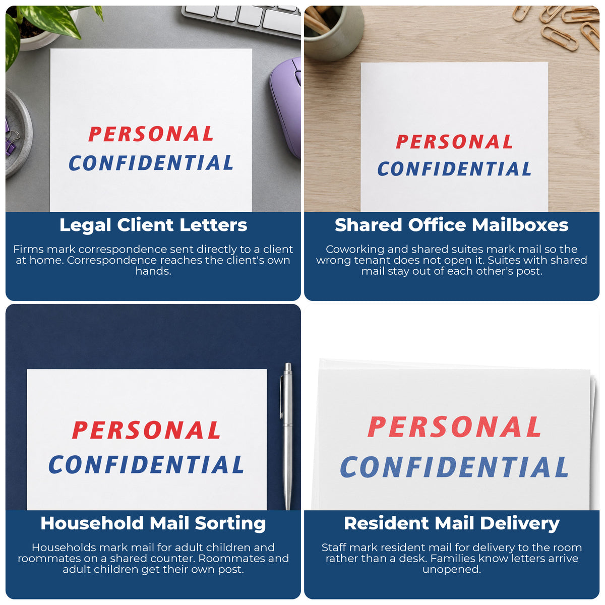 More ways to use the "Personal" imprint from the Xstamper Personal Document Stamp