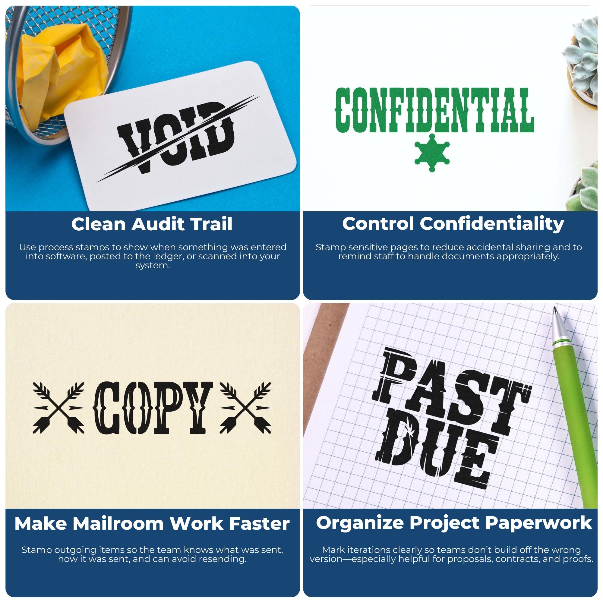 Boots and Spurs Approved for Document Compact Pre-Inked Stamp