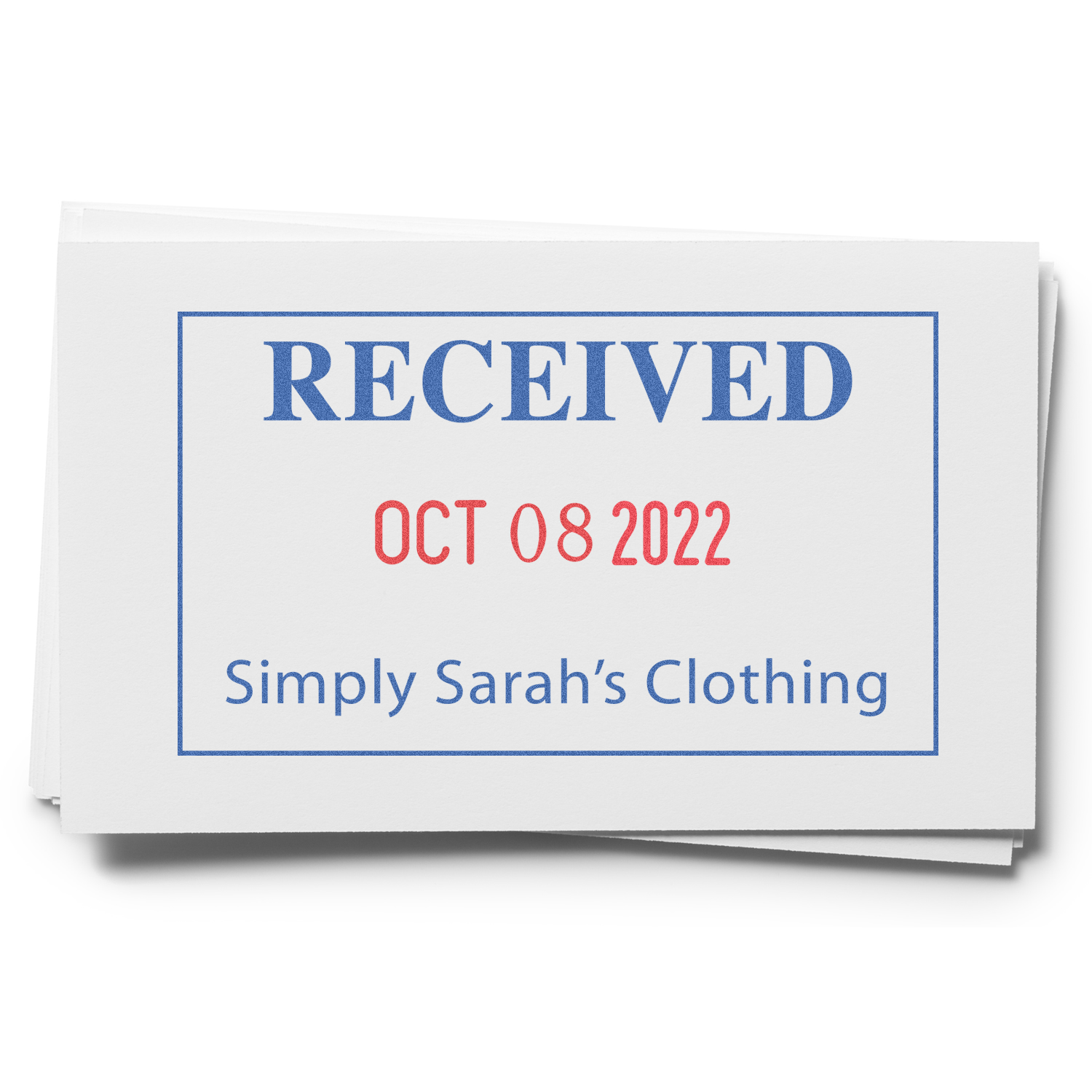 Received stamp on documents dated Oct 08 2022 for Simply Sarahs Clothing.
